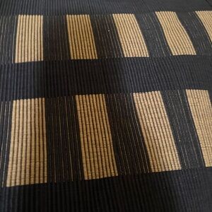Blue and Tan Striped Table placemat (5)/ Firm price